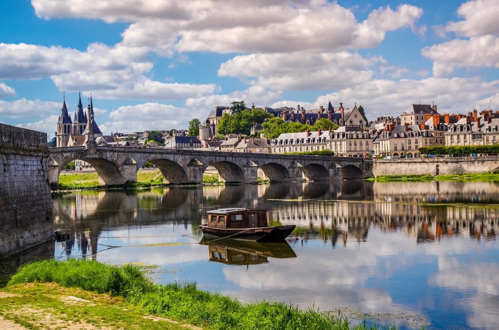 Ville de Blois vue du ciel